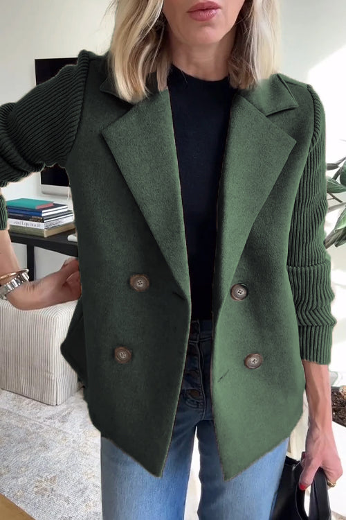 Amelia | Blazer with Knitted Sleeves