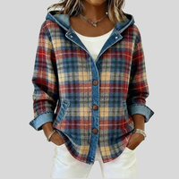 Kestrel | Hooded Plaid Shacket