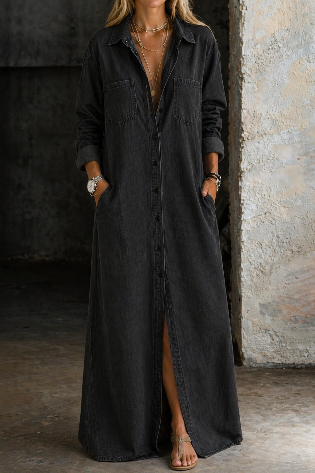 Andrea | Button Down Dress