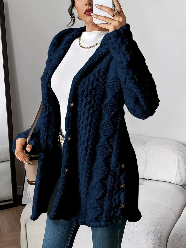 Adriana | Plush Hooded Cardigan