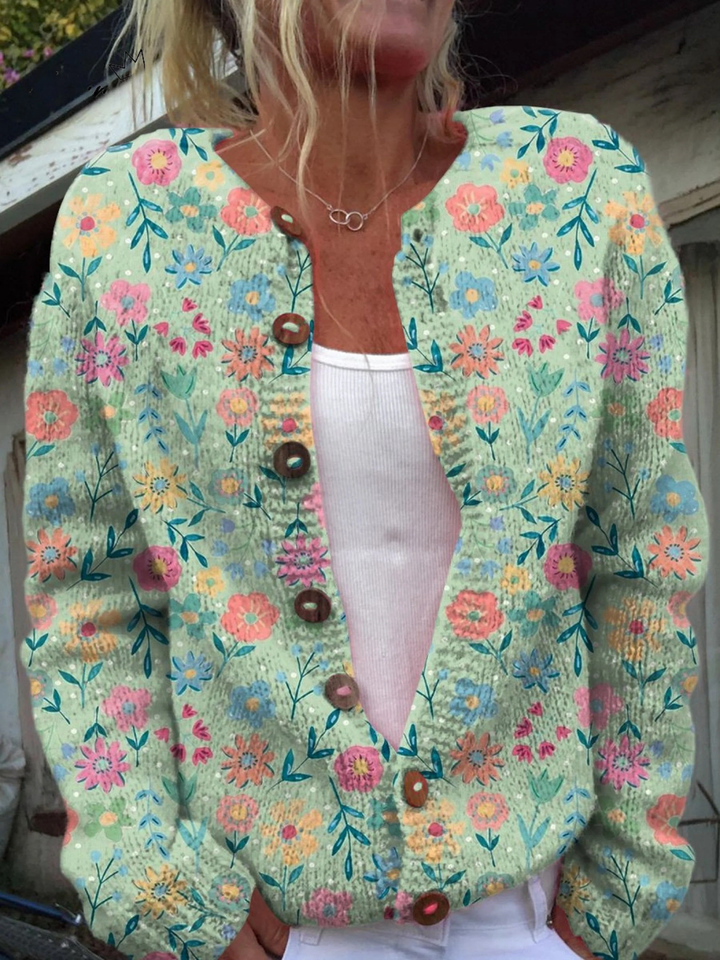Foxfield™ | Vintage Floral Cardigan