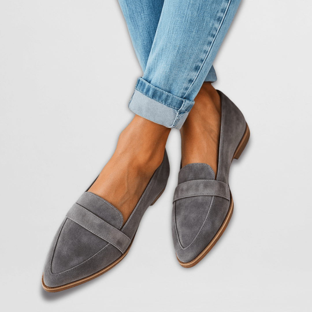Iselle | Soft Suede Loafers