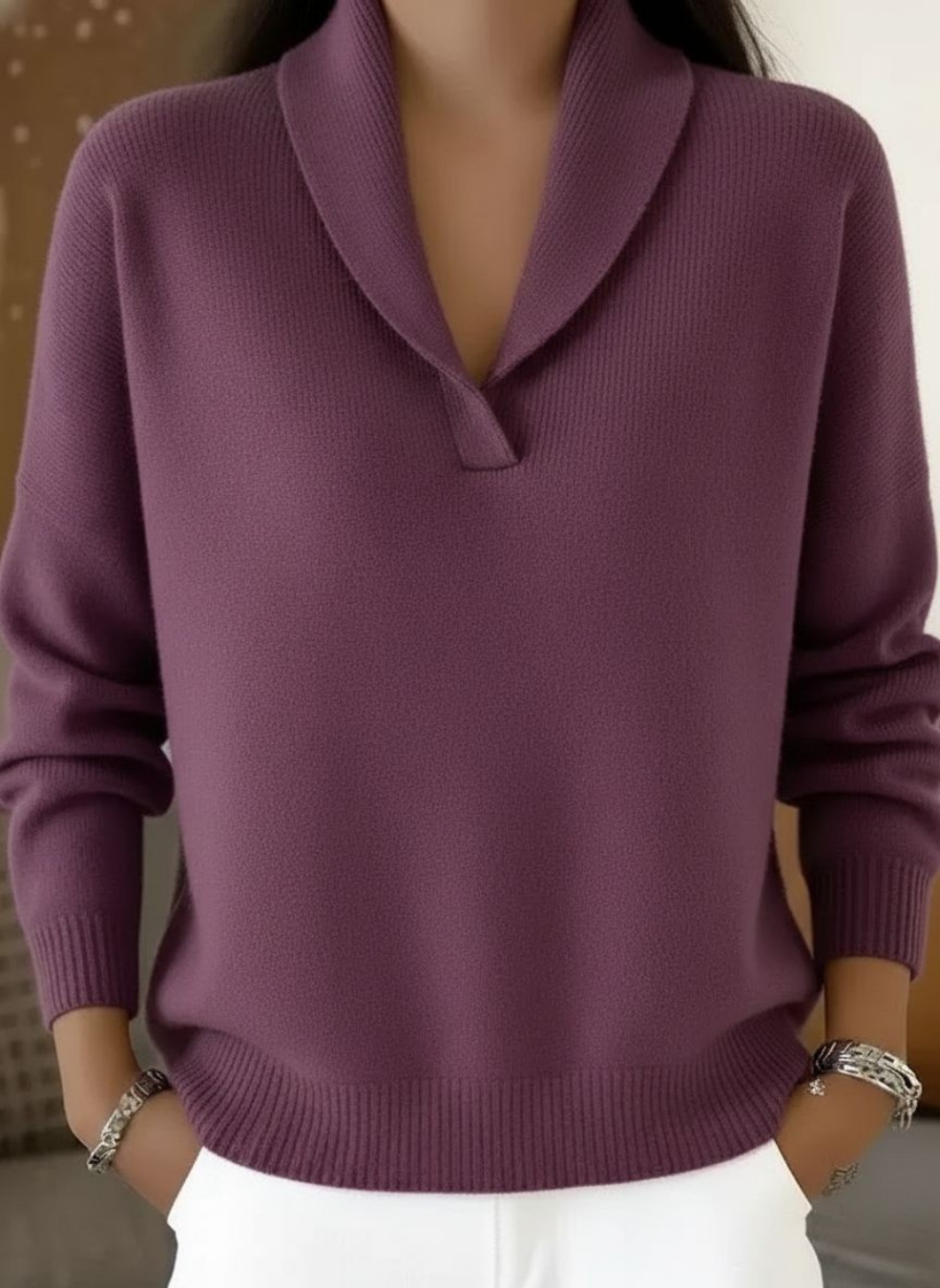 Grace ™ | V-Neck Sweater