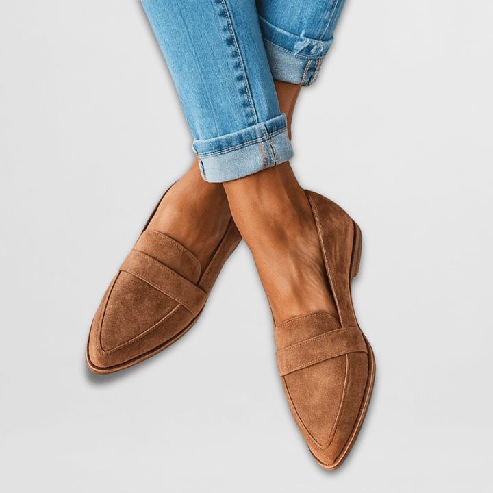 Iselle | Soft Suede Loafers