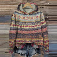 Gaby | Ethnic Retro Hoodie