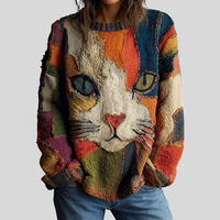 Zayra | Artistic Cat Statement Top
