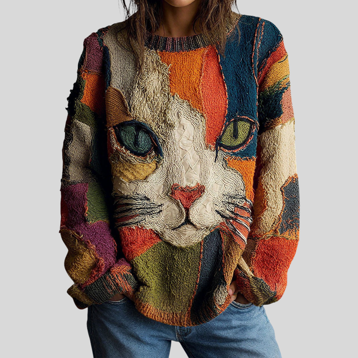 Zayra | Artistic Cat Statement Top