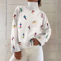 Pamela | Alpine Skier Knit Turtleneck
