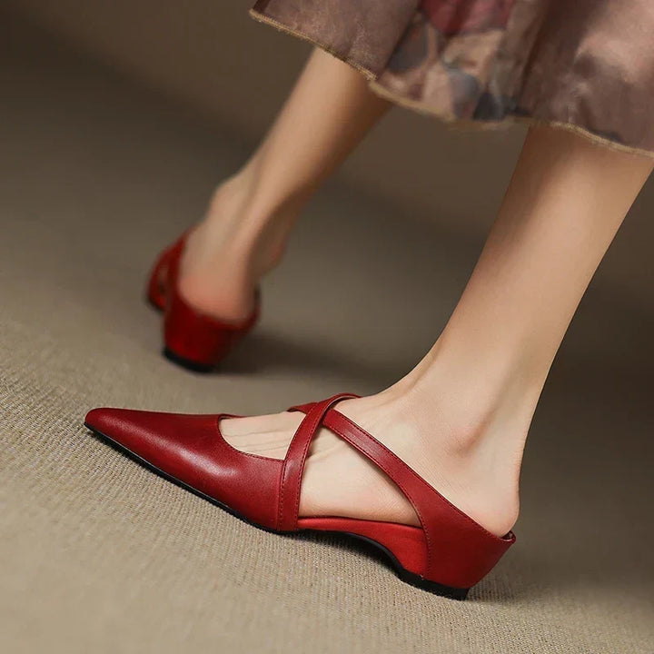 Aluna™ | Genuine Leather Mules