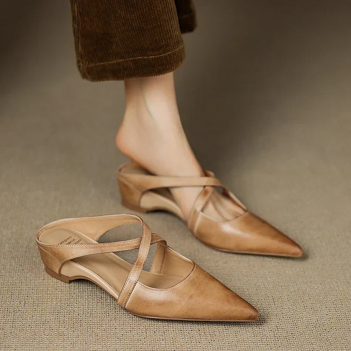 Aluna™ | Genuine Leather Mules