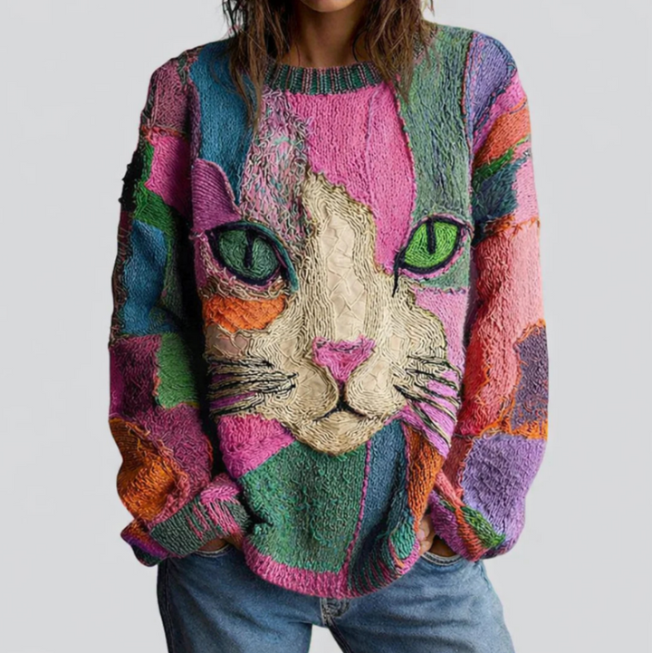 Zayra | Artistic Cat Statement Top