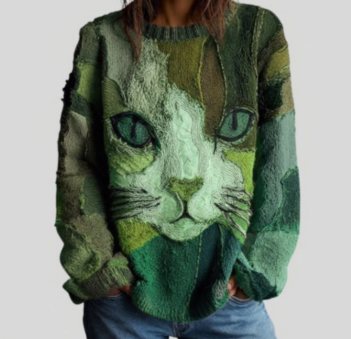 Zayra | Artistic Cat Statement Top