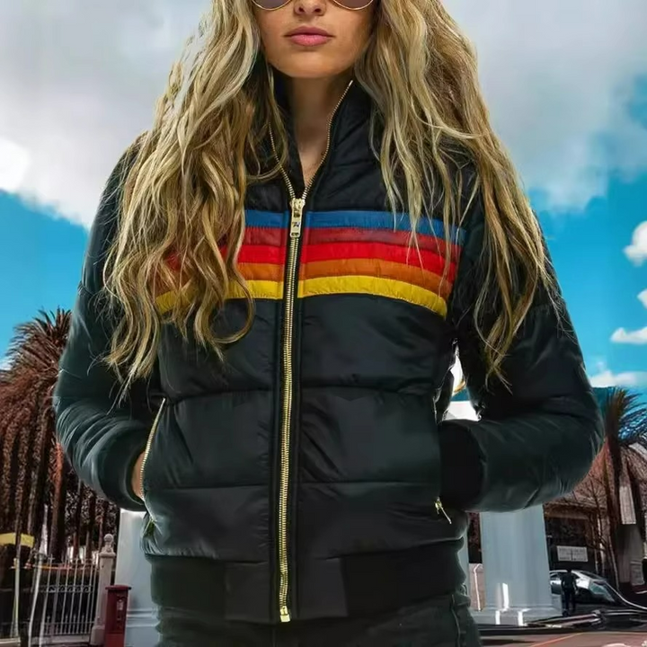 Harlow | Retro Padded Puffer Jacket