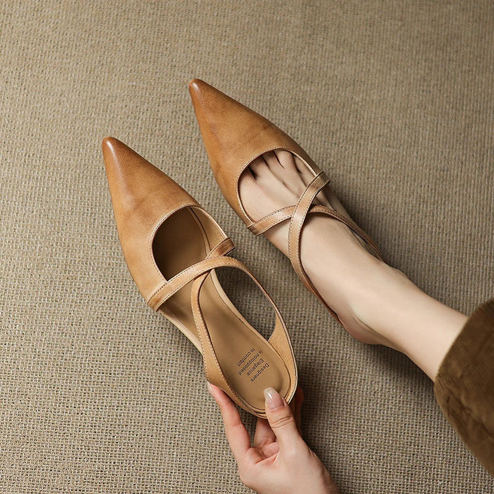 Aluna™ | Genuine Leather Mules