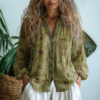 Sloane™ | Long Sleeve Button-Down Blouse