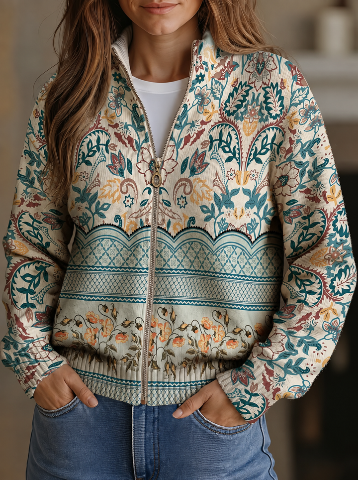 Sybilla™ | Vintage Floral Botanical Border Print