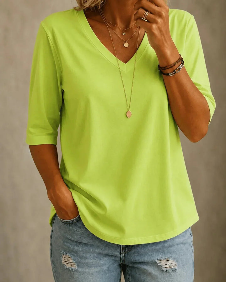 Mary-Ann Comfort V-Neck Tee