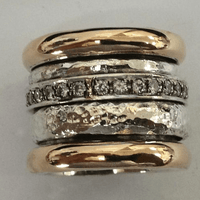 Valora | Vintage Layered Thick Gold Ring