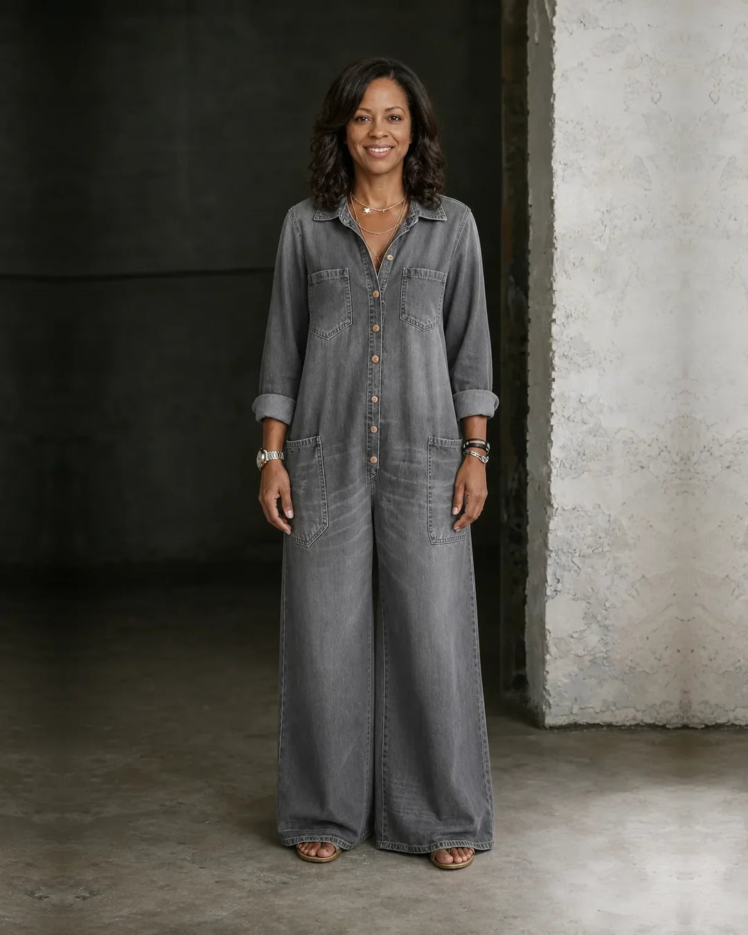 Tamara | Casual Denim Overall
