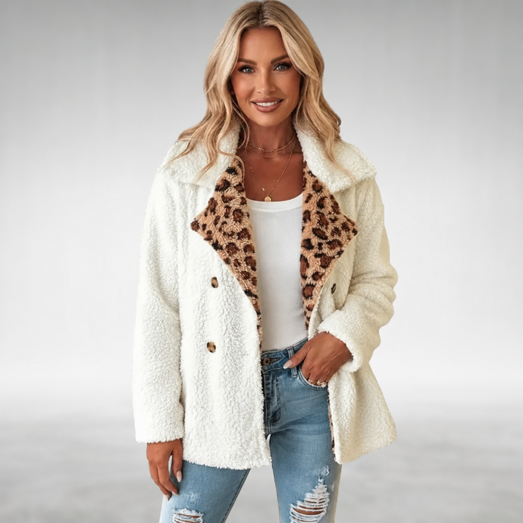 Lori | Cozy Leopard Teddy Coat