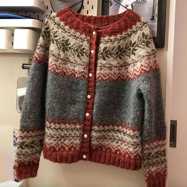 Liliana | Cozy Fair Isle Cardigan