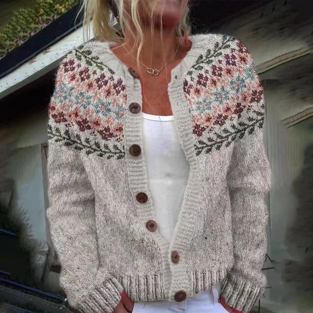 Liliana | Cozy Fair Isle Cardigan