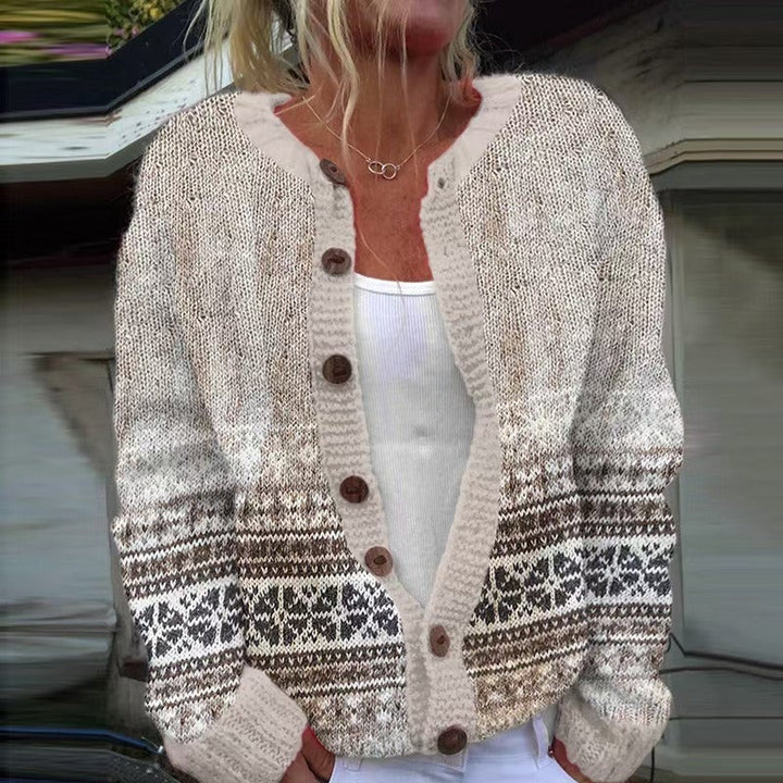 Liliana | Cozy Fair Isle Cardigan
