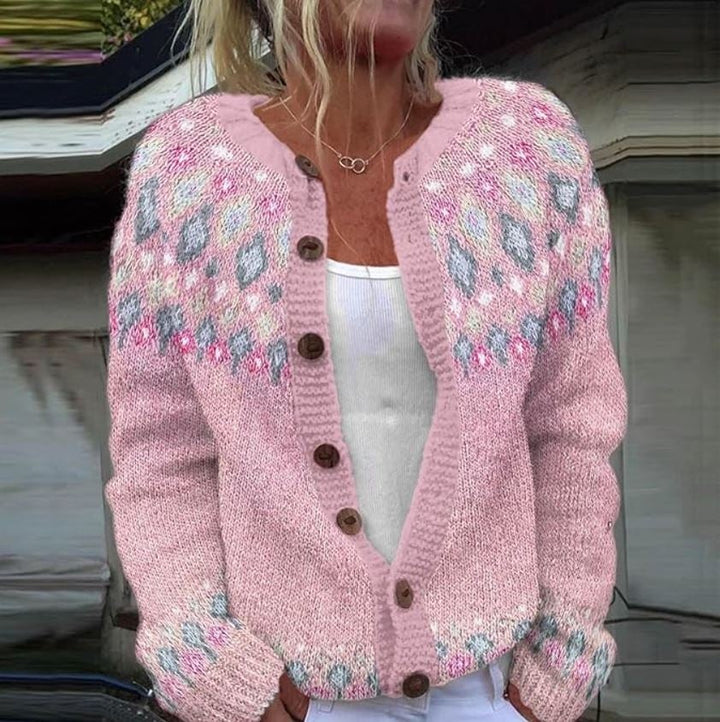 Liliana | Cozy Fair Isle Cardigan