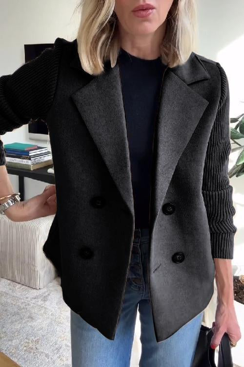 Amelia | Blazer with Knitted Sleeves