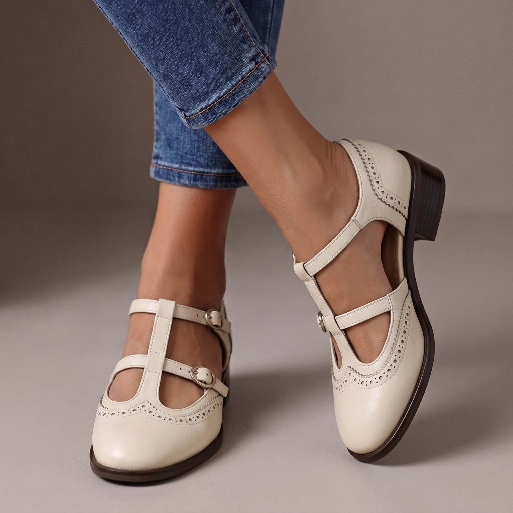 Lucinda | Brogue Mary Janes