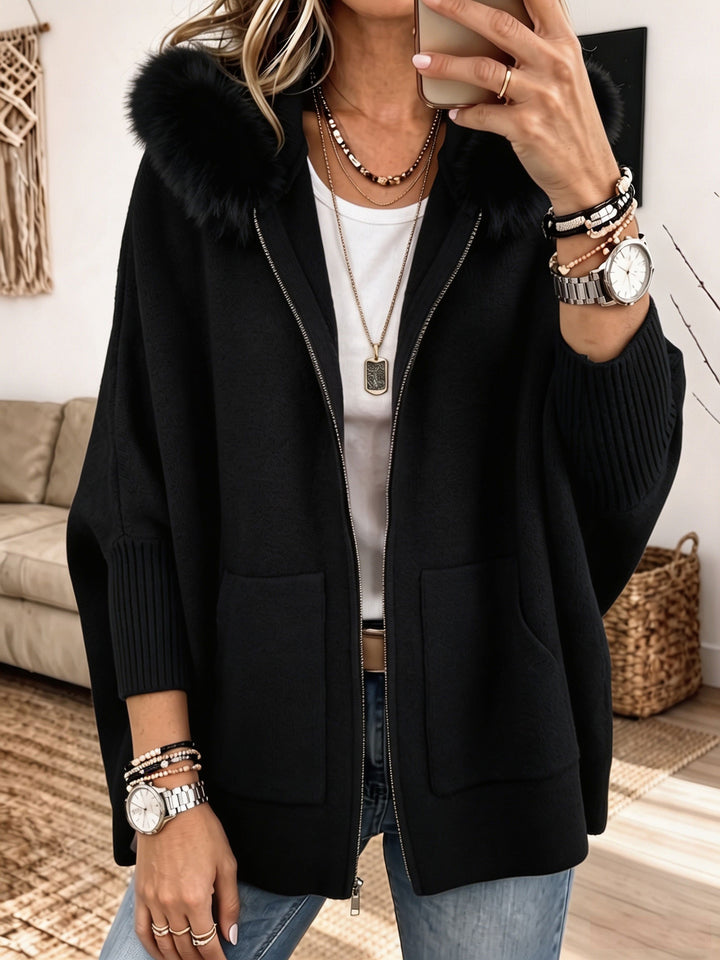 Sandra | Cozy Hooded Knit Cardigan