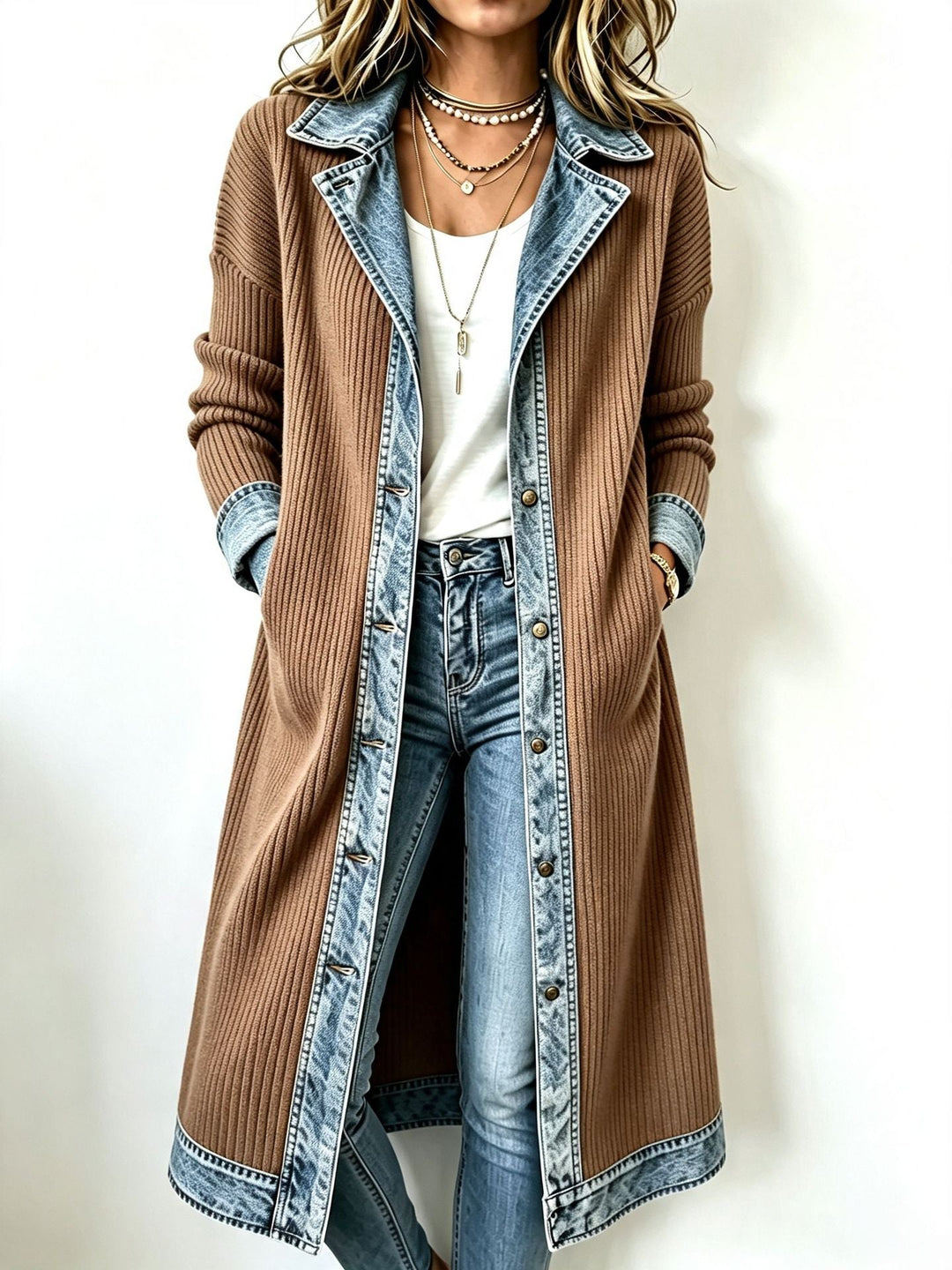 Riley | Long-Line Knit Cardigan